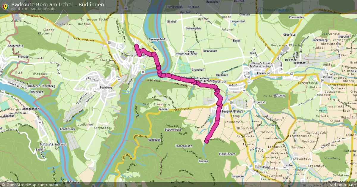 Radtour Berg Am Irchel – Rüdlingen