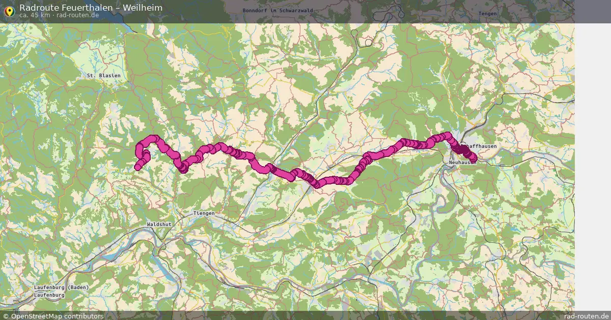 Radtour Feuerthalen – Weilheim