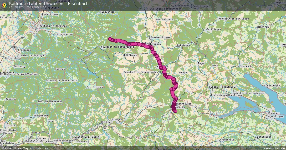 Radtour Laufen-Uhwiesen – Eisenbach