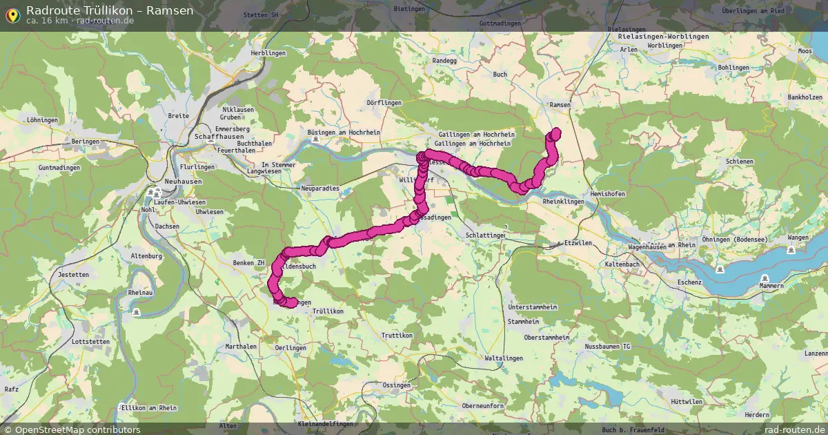 Radtour Trüllikon – Ramsen