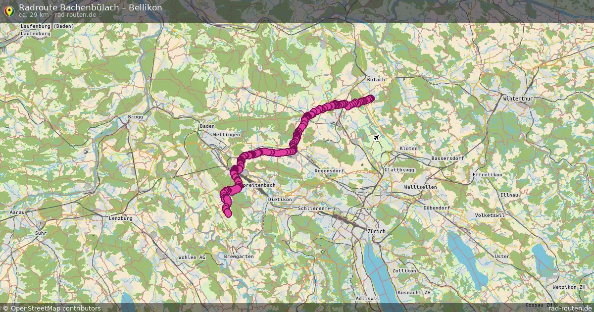 Radtour Bachenbülach – Bellikon