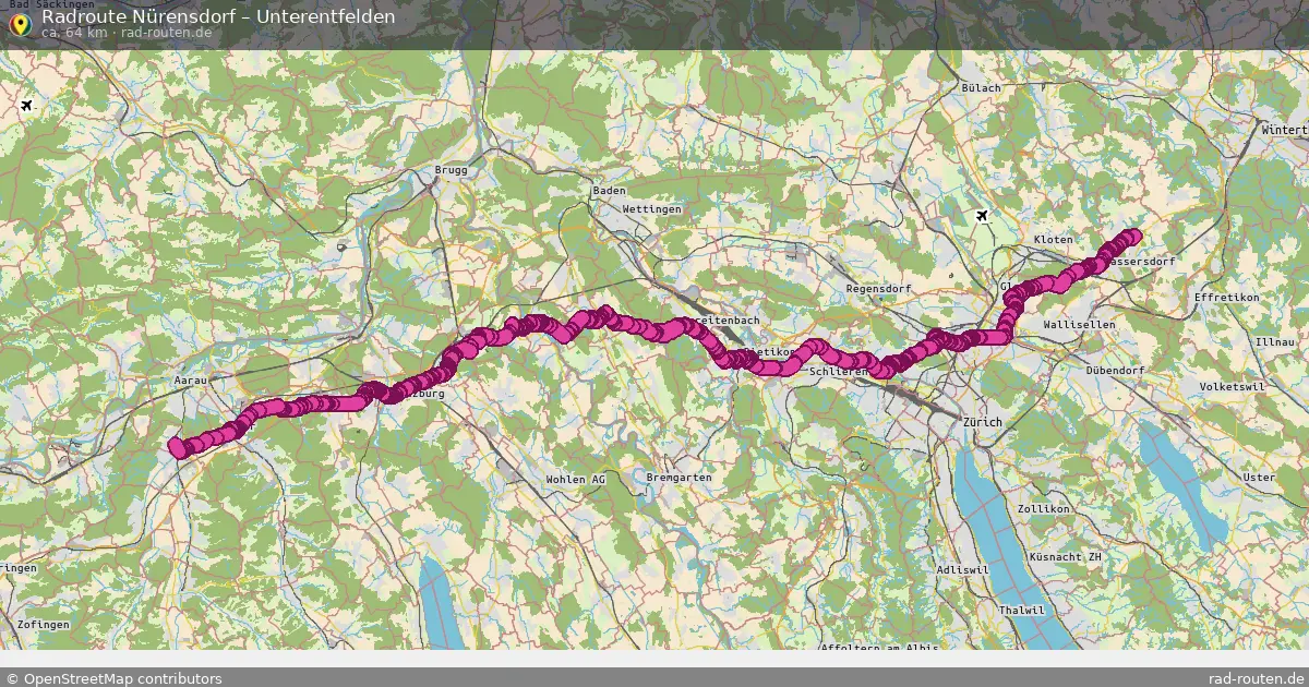 Radtour Nürensdorf – Unterentfelden