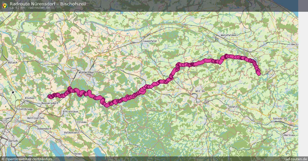 Radtour Nürensdorf – Bischofszell