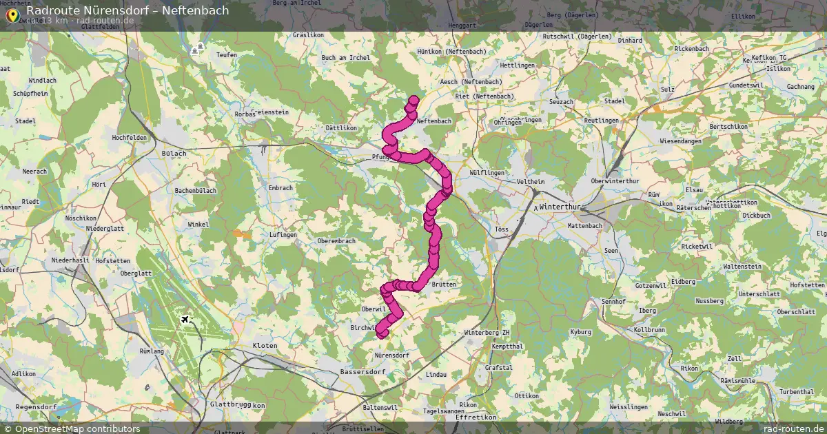 Radtour Nürensdorf – Neftenbach