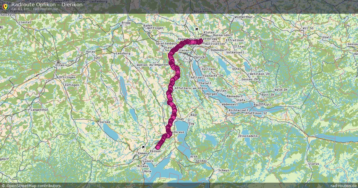 Radtour Opfikon – Dierikon