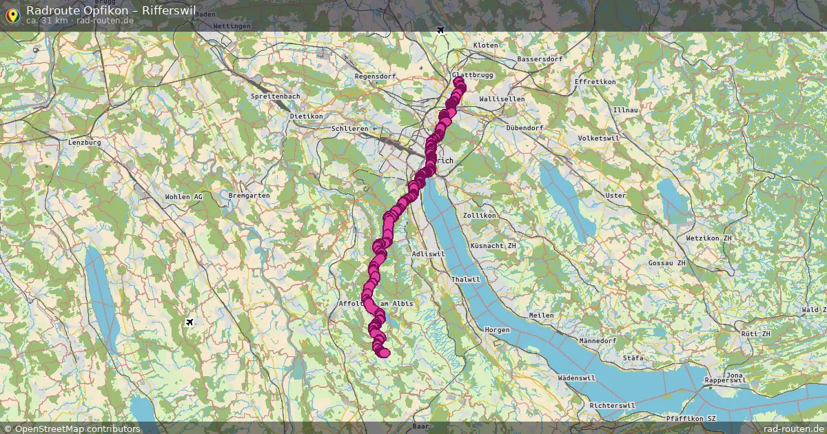 Radtour Opfikon – Rifferswil