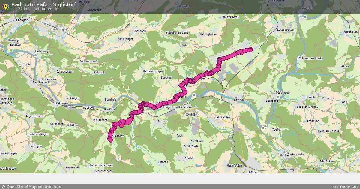 Radtour Rafz – Siglistorf