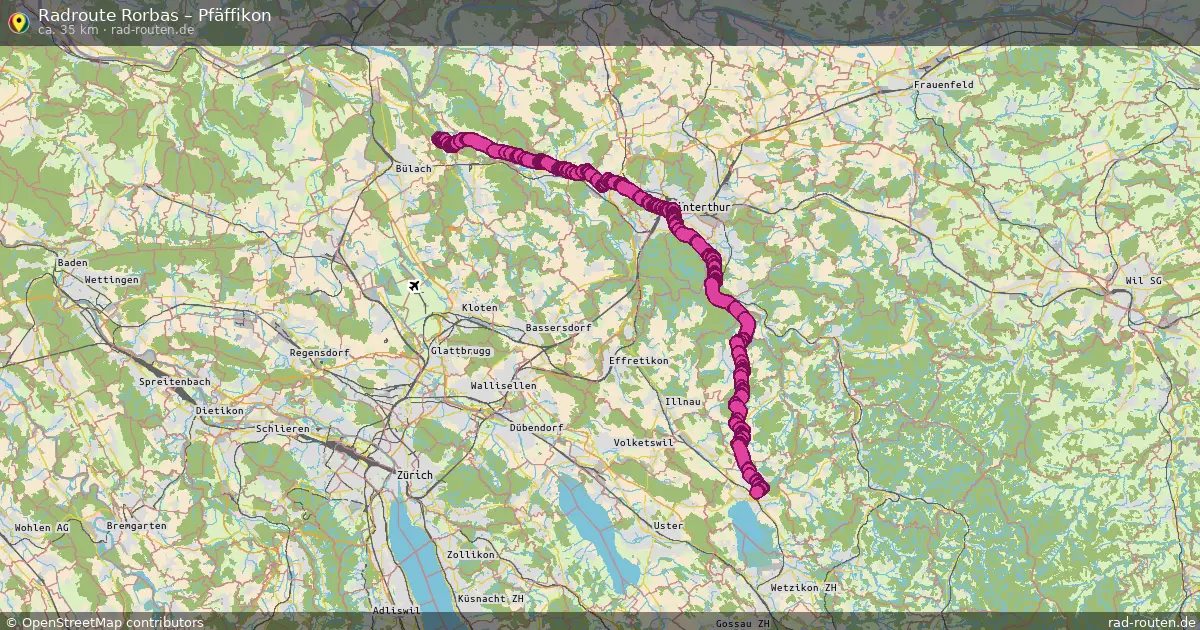 Radtour Rorbas – Pfäffikon