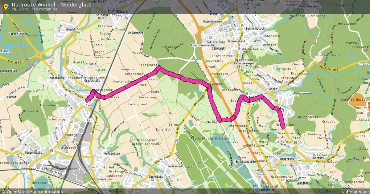 Radtour Winkel – Niederglatt