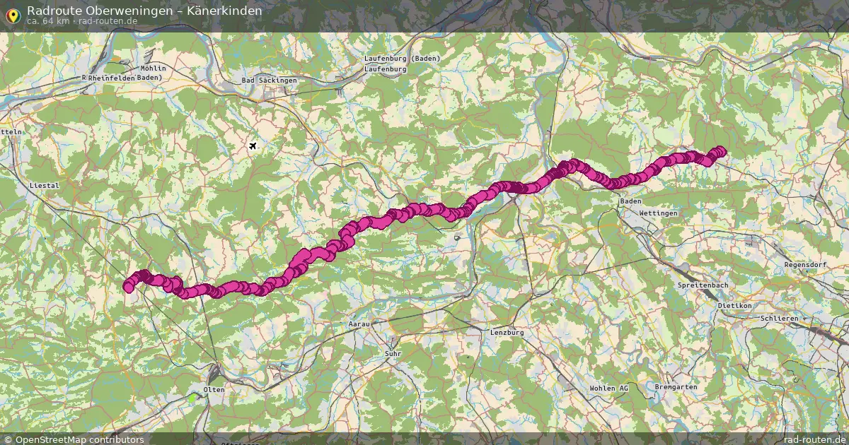 Radtour Oberweningen – Känerkinden
