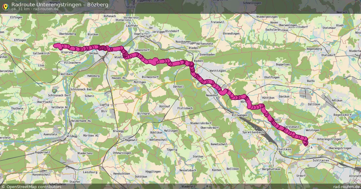 Radtour Unterengstringen – Bözberg