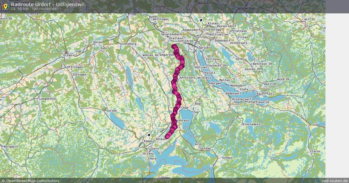 Radtour Urdorf – Udligenswil