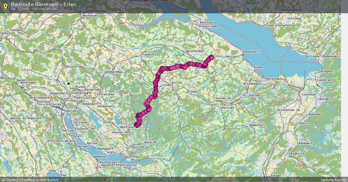 Radtour Bäretswil – Erlen
