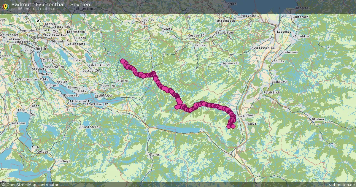 Radtour Fischenthal – Sevelen