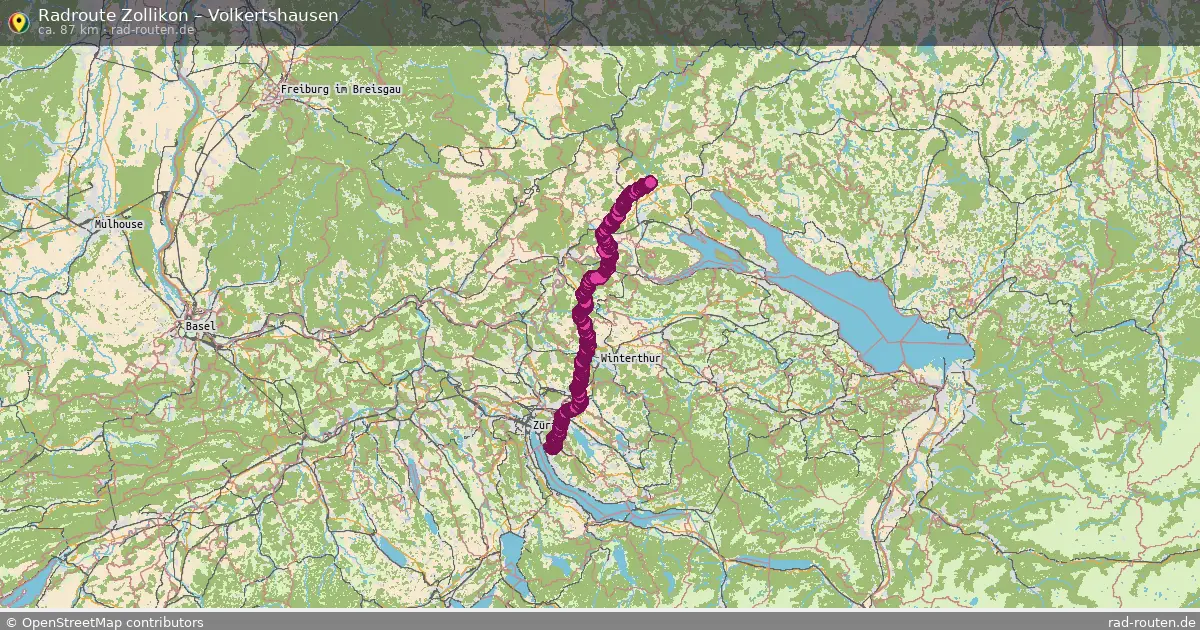 Radtour Zollikon – Volkertshausen