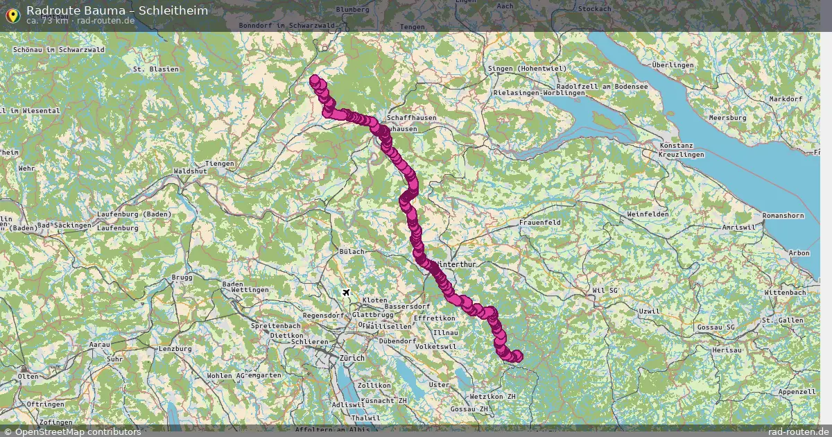 Radtour Bauma – Schleitheim