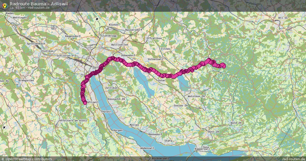 Radtour Bauma – Adliswil
