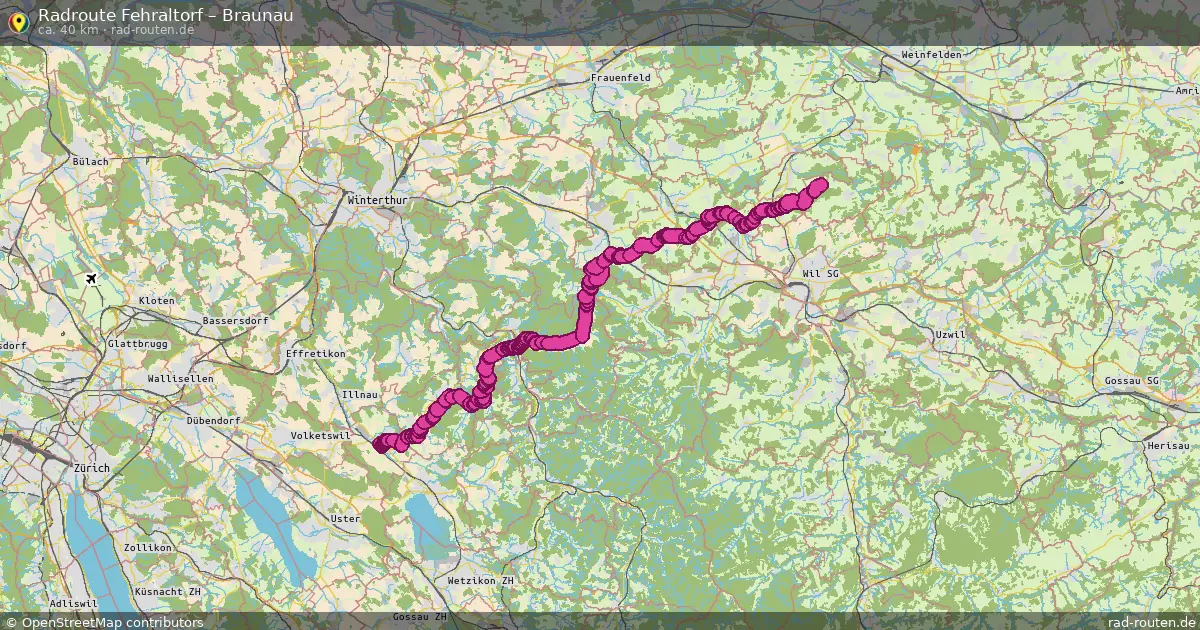 Radtour Fehraltorf – Braunau