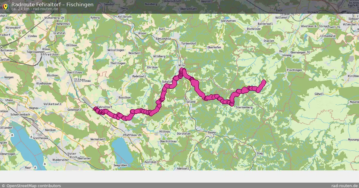 Radtour Fehraltorf – Fischingen