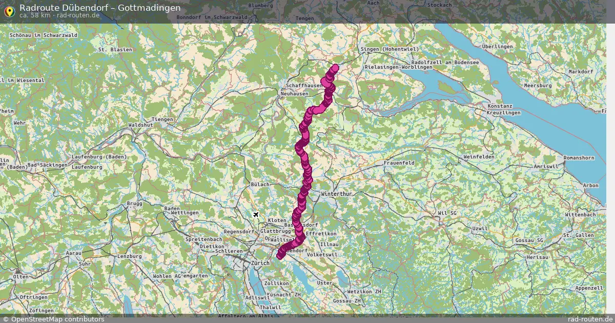 Radtour Dübendorf – Gottmadingen