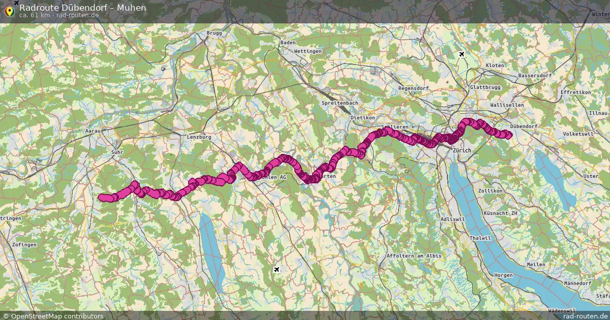 Radtour Dübendorf – Muhen