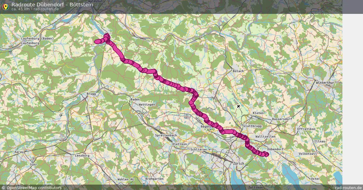 Radtour Dübendorf – Böttstein