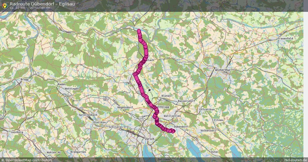 Radtour Dübendorf – Eglisau