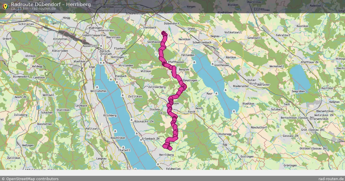 Radtour Dübendorf – Herrliberg
