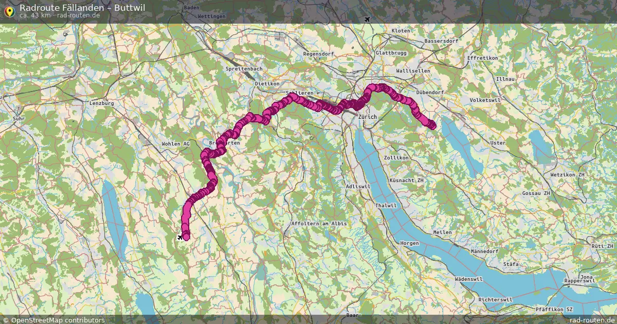 Radtour Fällanden – Buttwil
