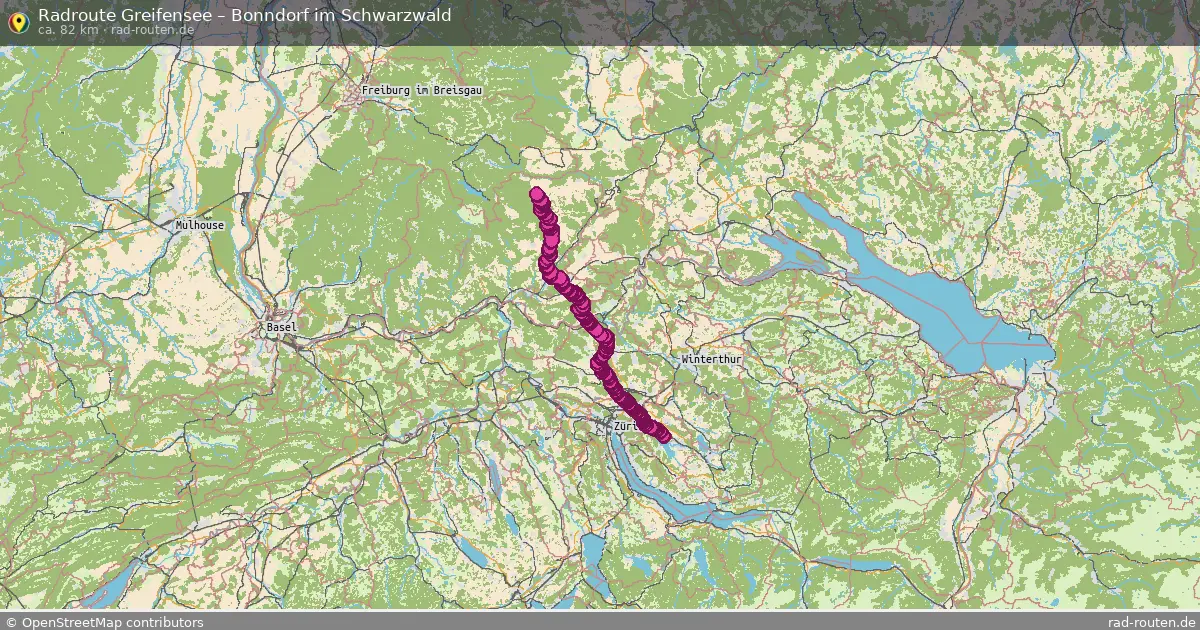 Radtour Greifensee – Bonndorf Im Schwarzwald