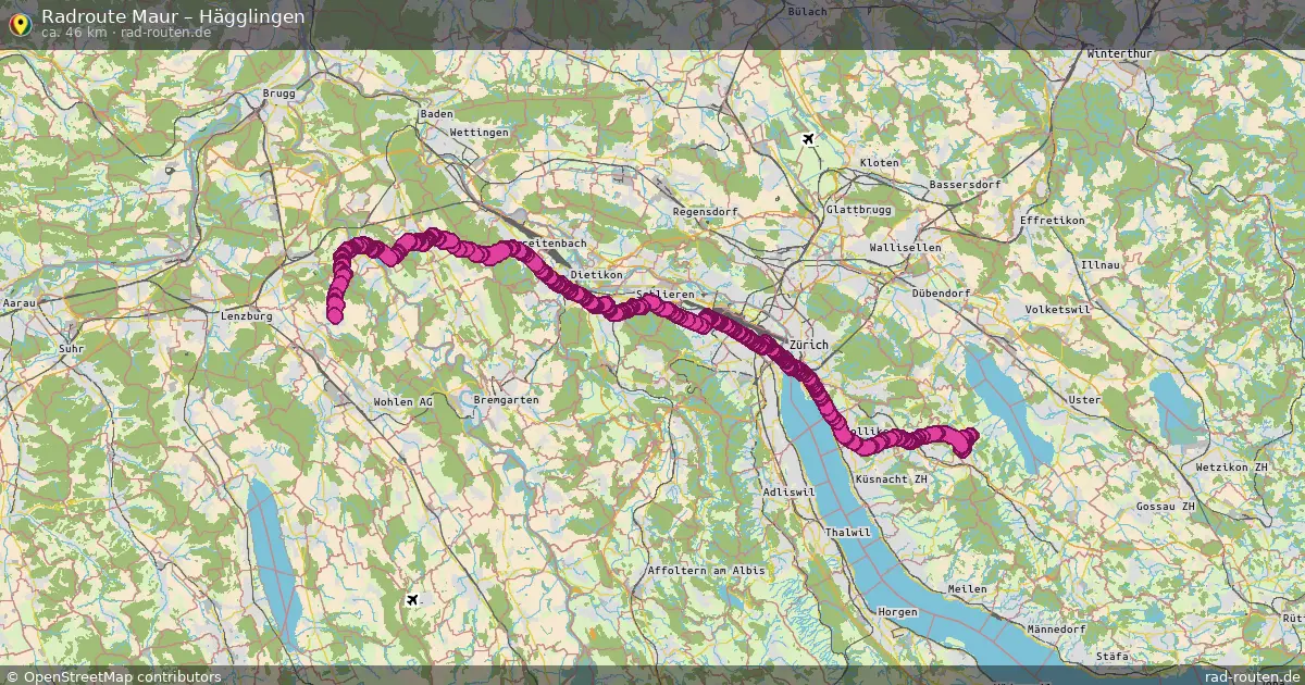 Radtour Maur – Hägglingen