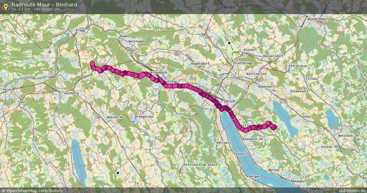 Radtour Maur – Birrhard