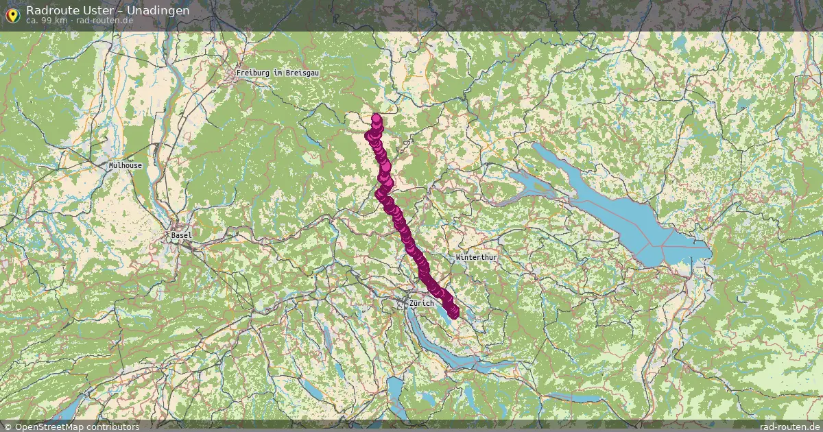 Radtour Uster – Unadingen
