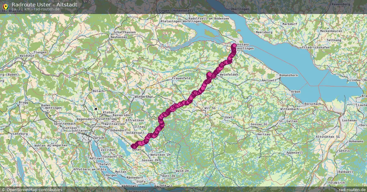 Radtour Uster – Altstadt