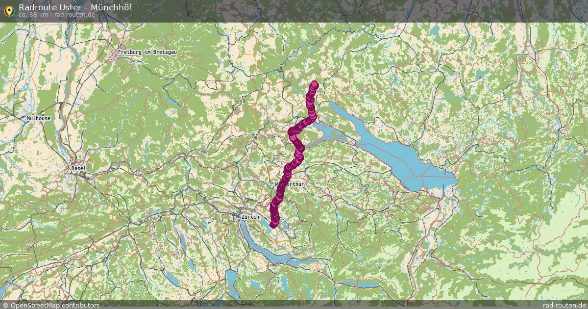 Radtour Uster – Münchhöf