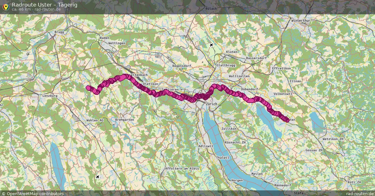 Radtour Uster – Tägerig