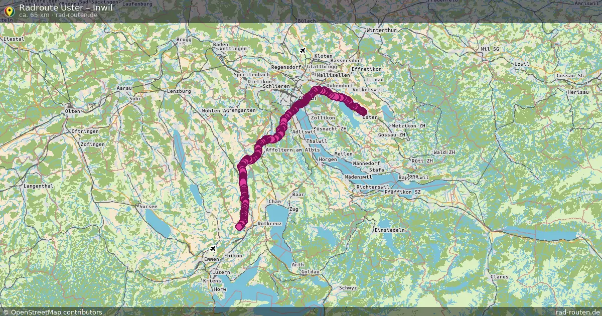 Radtour Uster – Inwil
