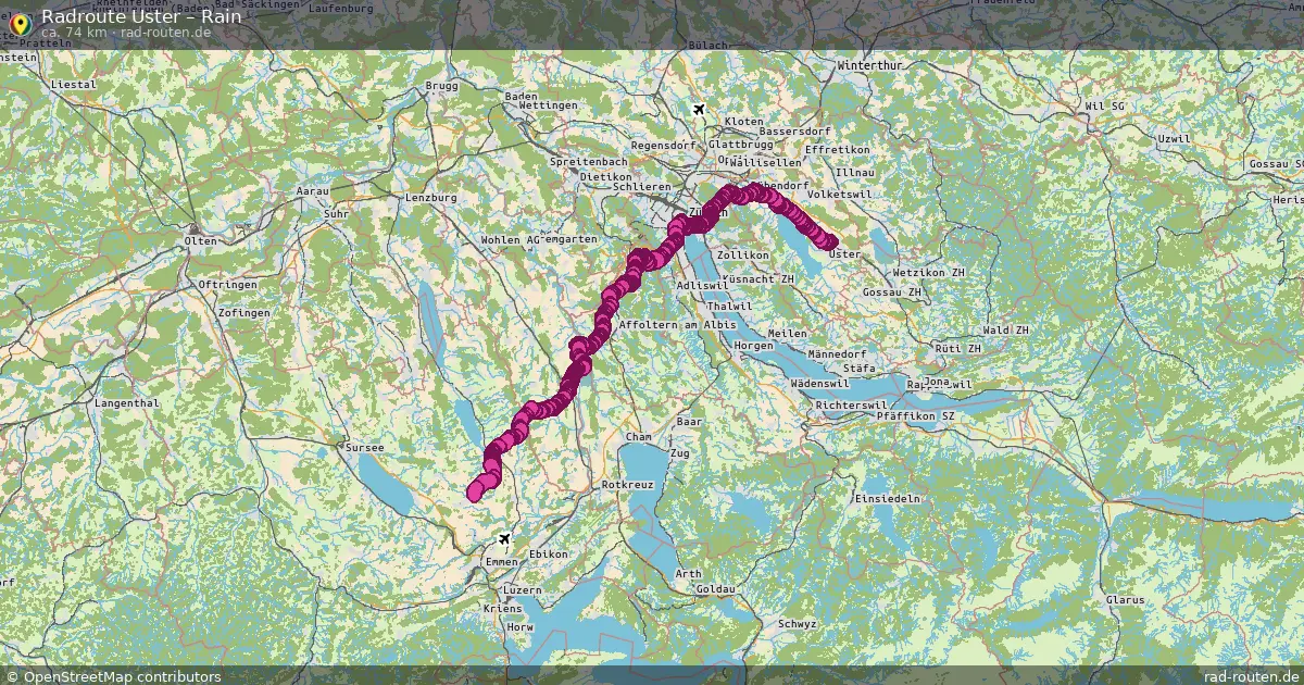 Radtour Uster – Rain
