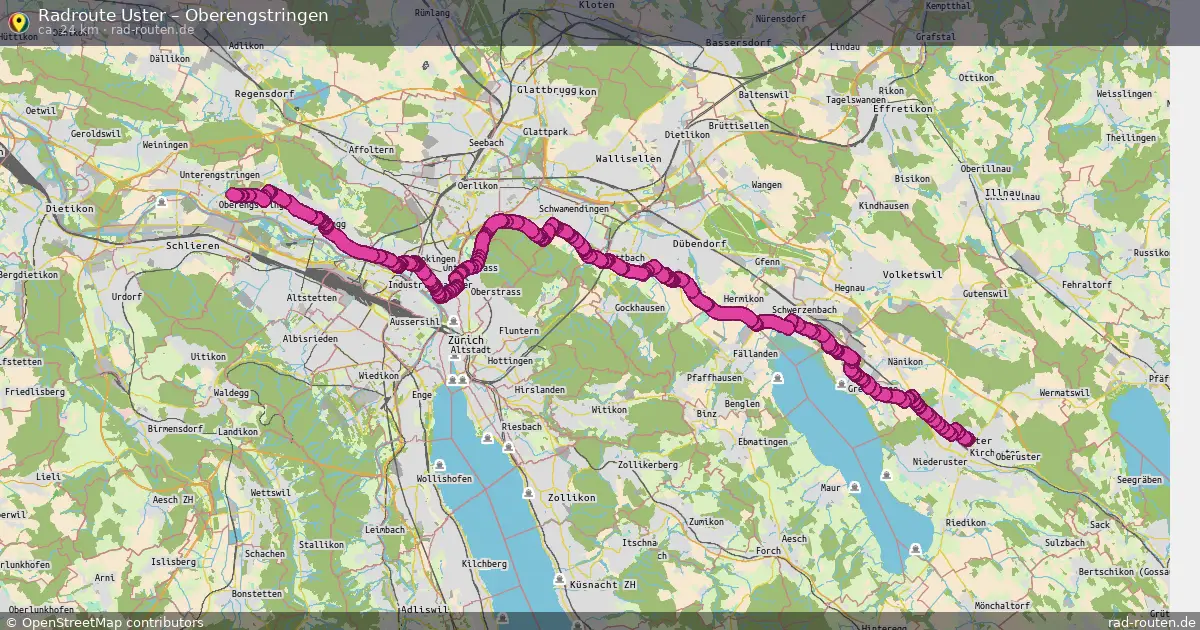 Radtour Uster – Oberengstringen