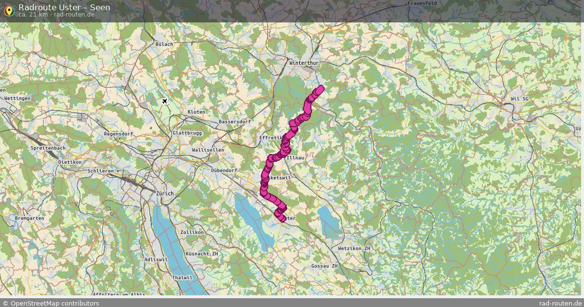 Radtour Uster – Seen