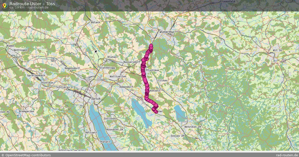 Radtour Uster – Töss