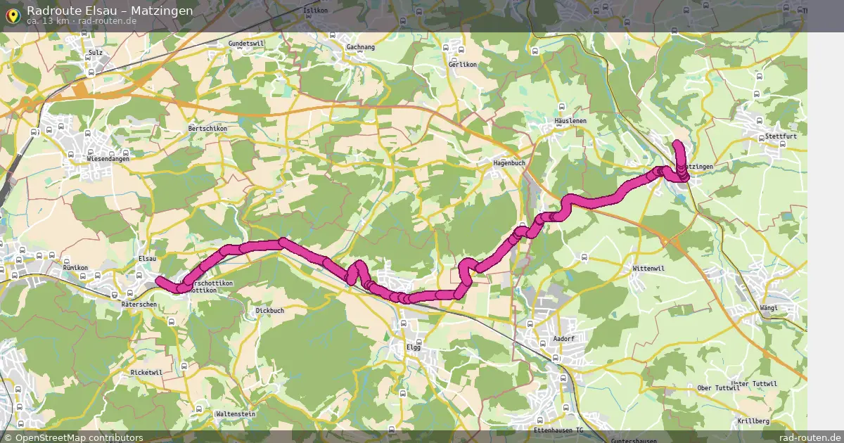 Radtour Elsau – Matzingen