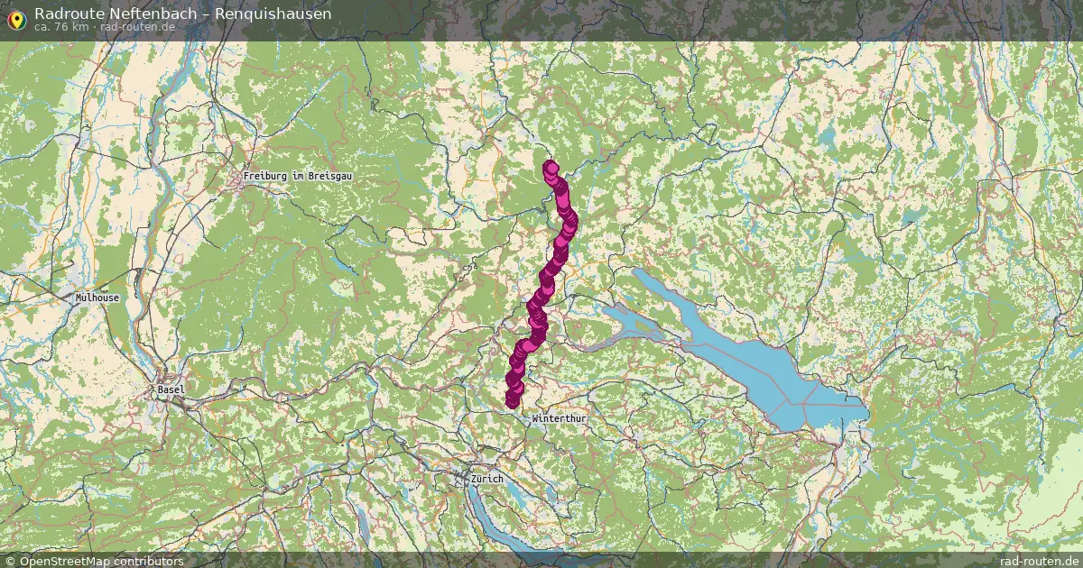 Radtour Neftenbach – Renquishausen