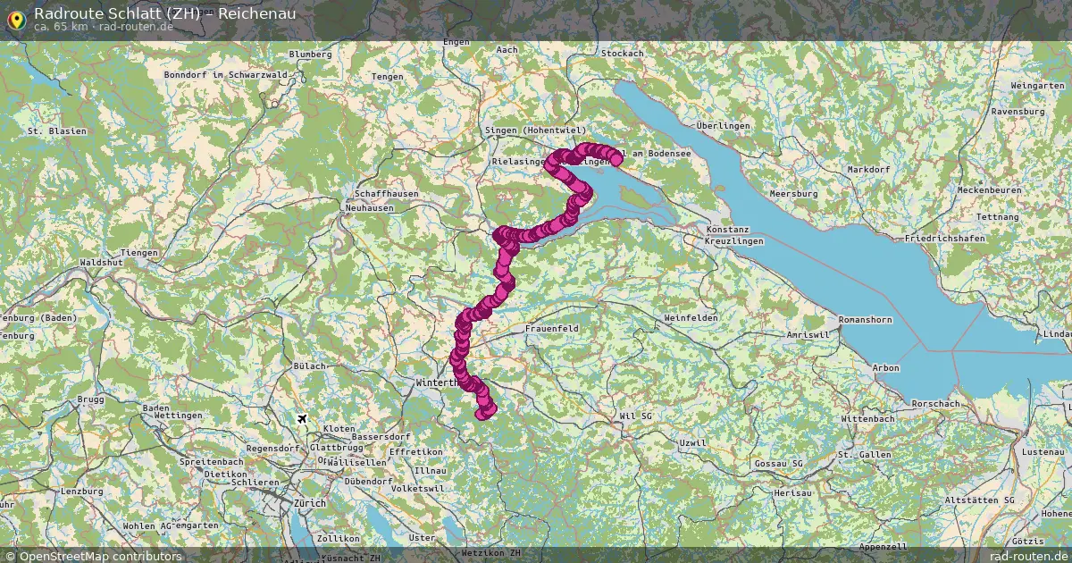 Radtour Schlatt (Zh) – Reichenau