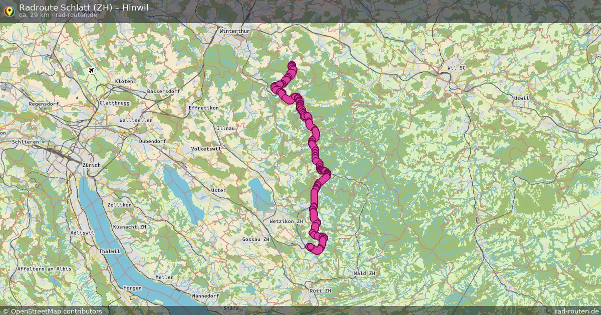 Radtour Schlatt (Zh) – Hinwil