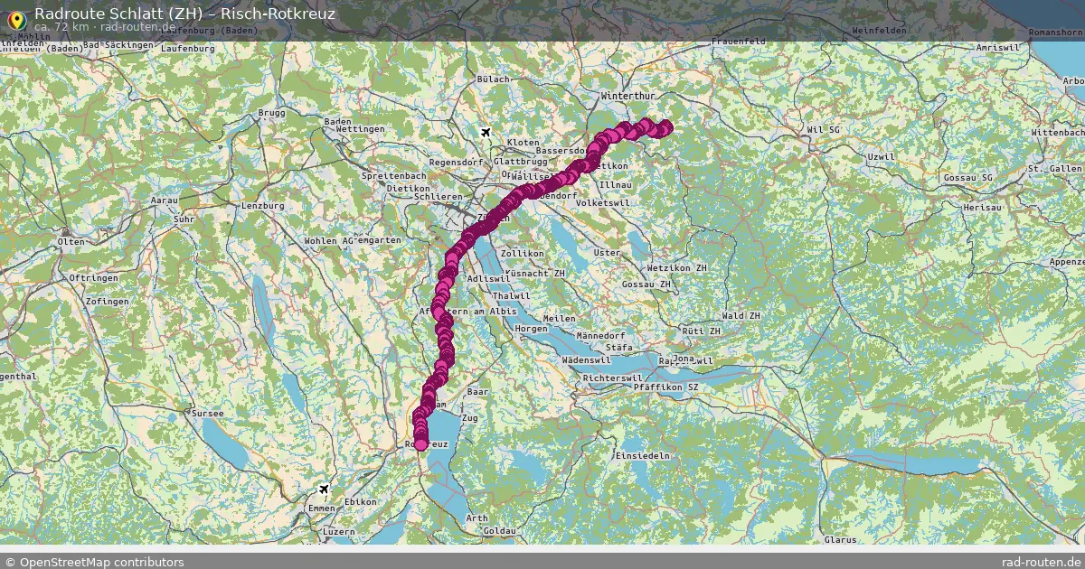 Radtour Schlatt (Zh) – Risch-Rotkreuz