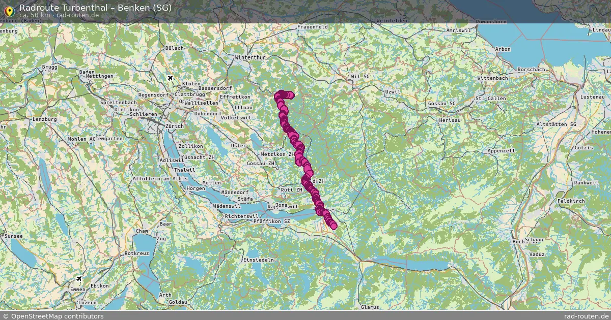 Radtour Turbenthal – Benken (Sg)