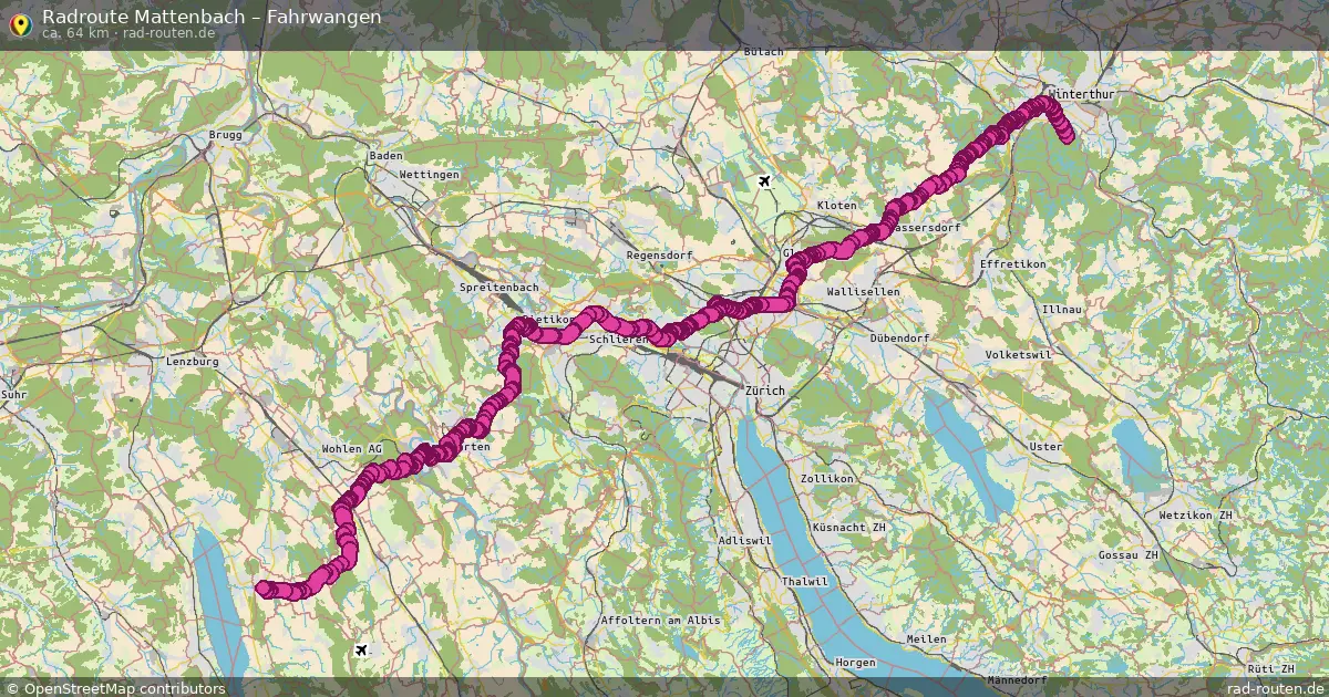 Radtour Mattenbach – Fahrwangen