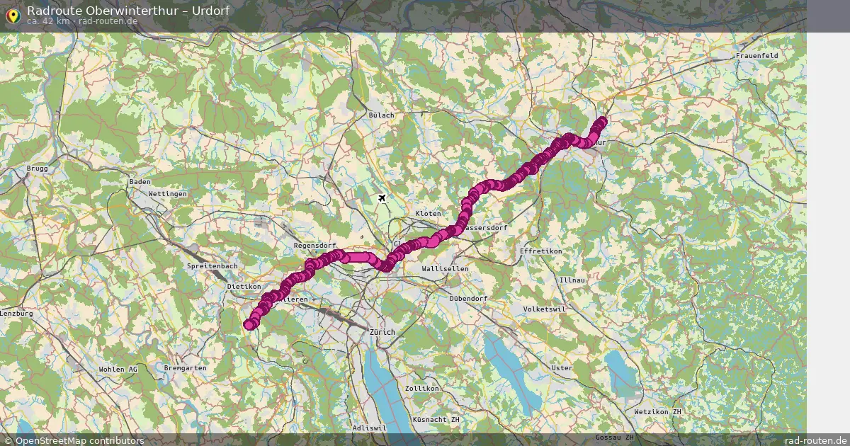 Radtour Oberwinterthur – Urdorf