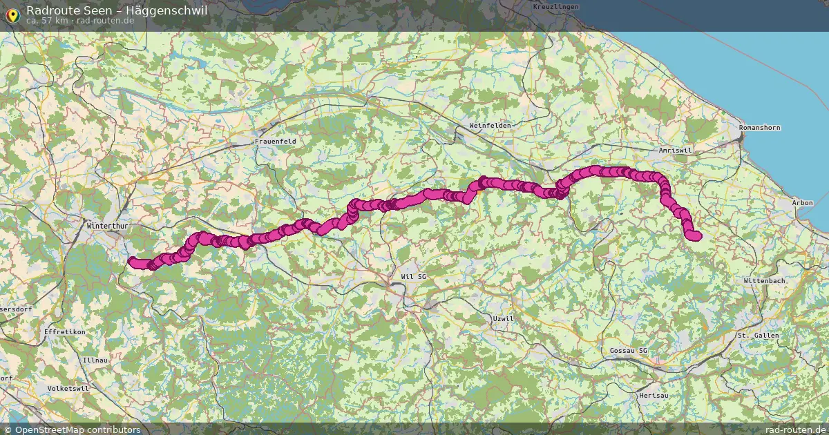 Radtour Seen – Häggenschwil